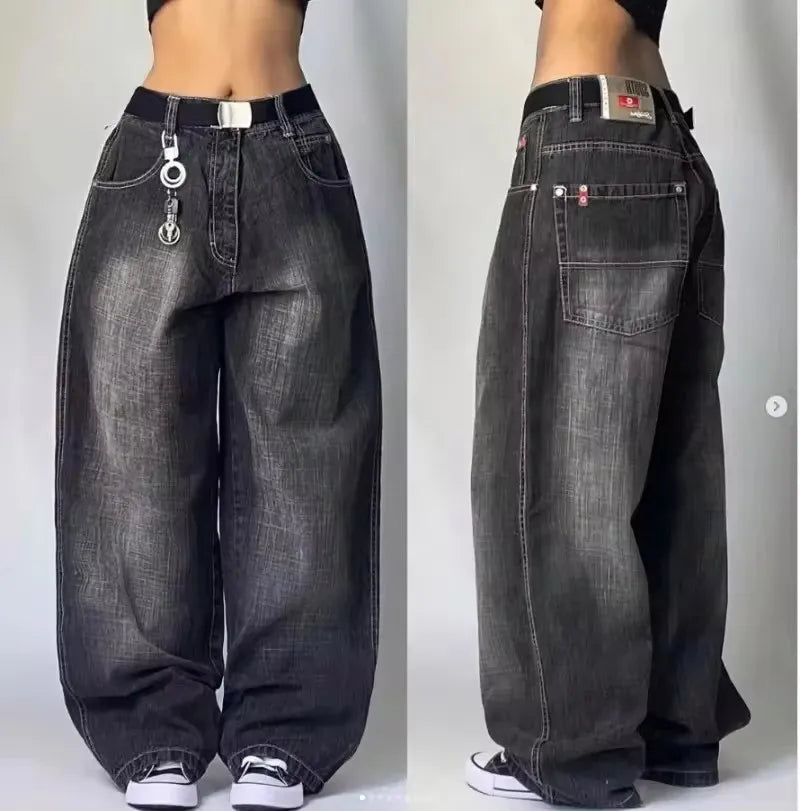 MV Retro Baggy Jeans – High Waist Streetwear Essential