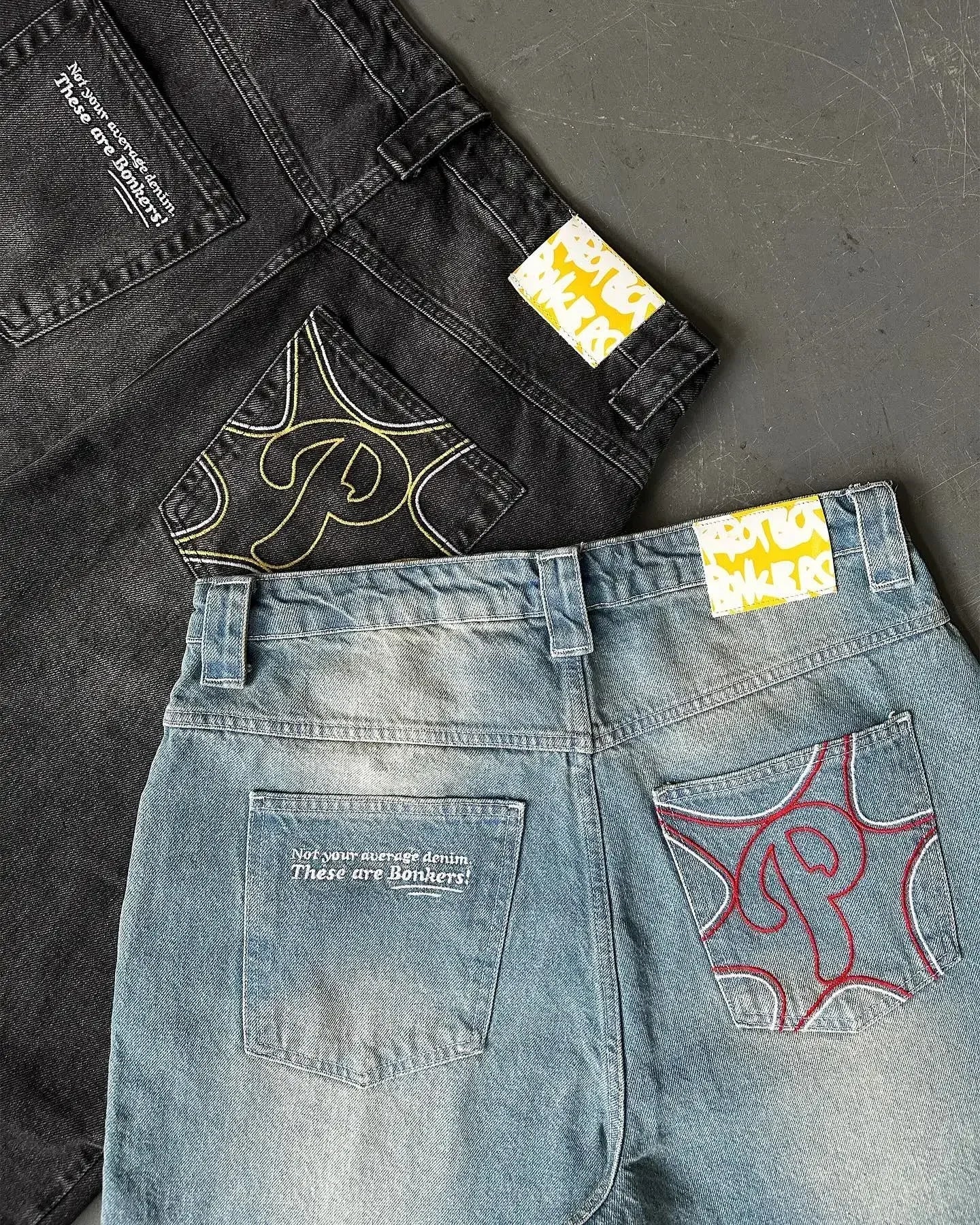 MV Retro Baggy Jeans – High Waist Streetwear Essential