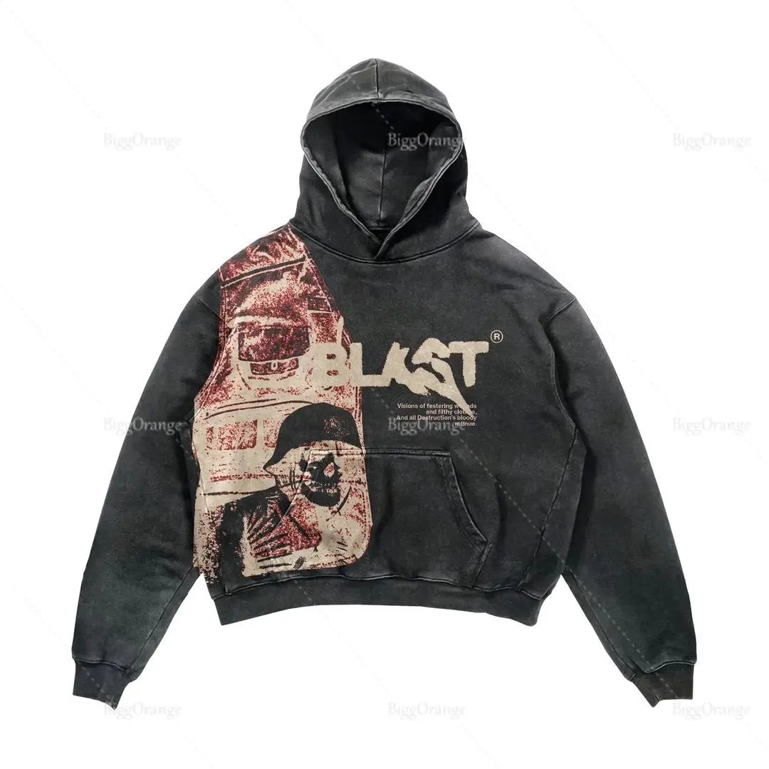 MV Hype Goth Hoodie – Vintage Y2K Harajuku Style