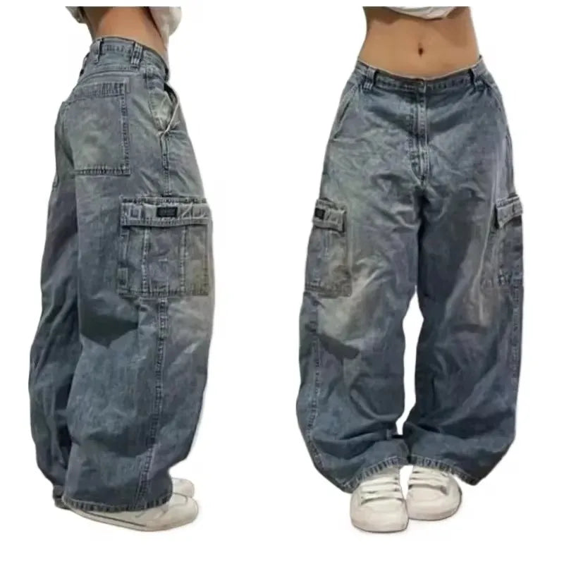 MV Retro Baggy Jeans – High Waist Streetwear Essential