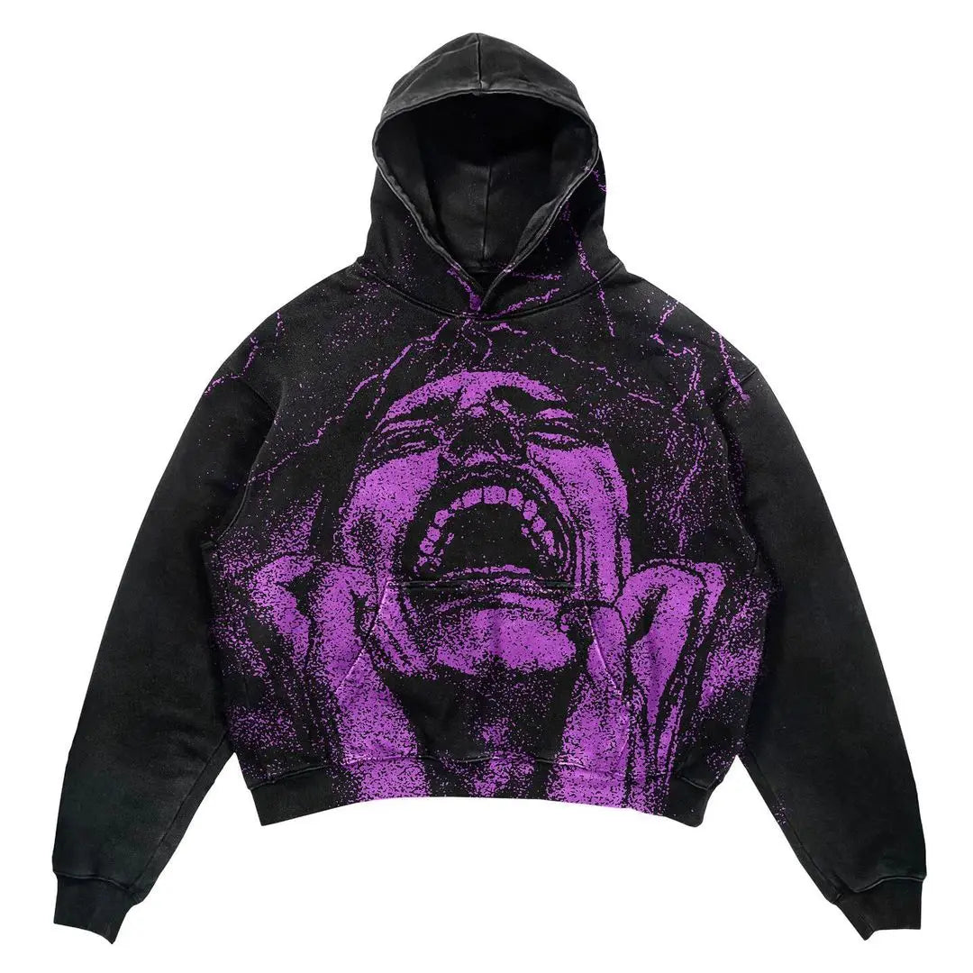 MV Hype Goth Hoodie – Vintage Y2K Harajuku Style